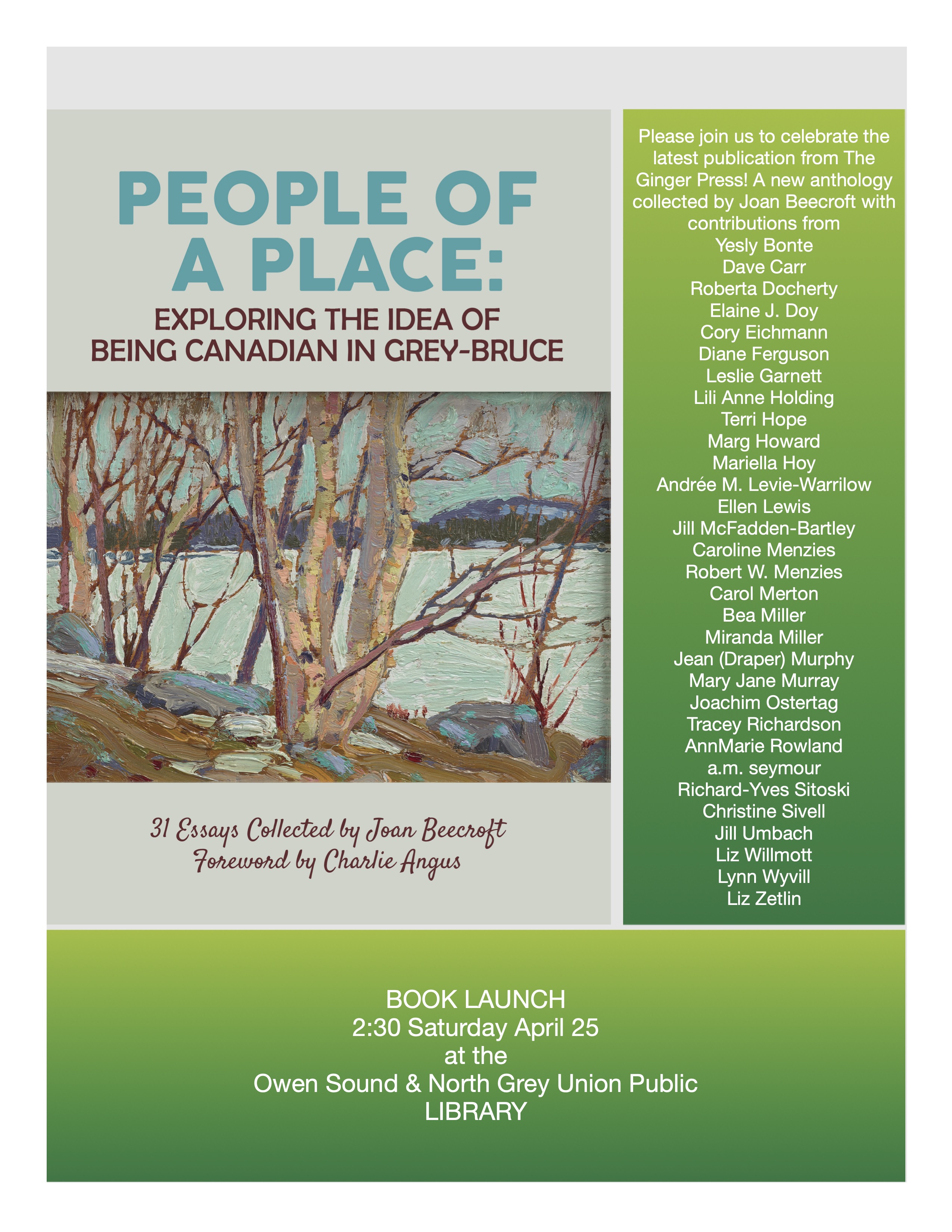 Event image Book Launch and Signing: People of a Place